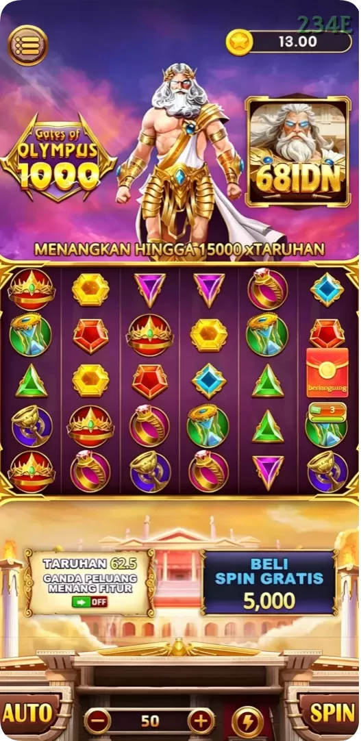 Cuplikan layar SK789 — menu navigasi