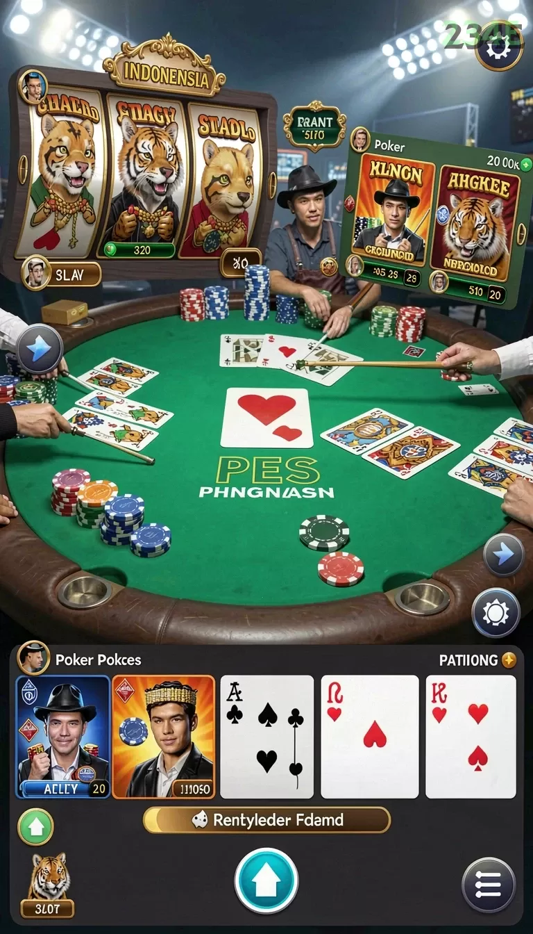 Cuplikan layar A7777 — halaman utama