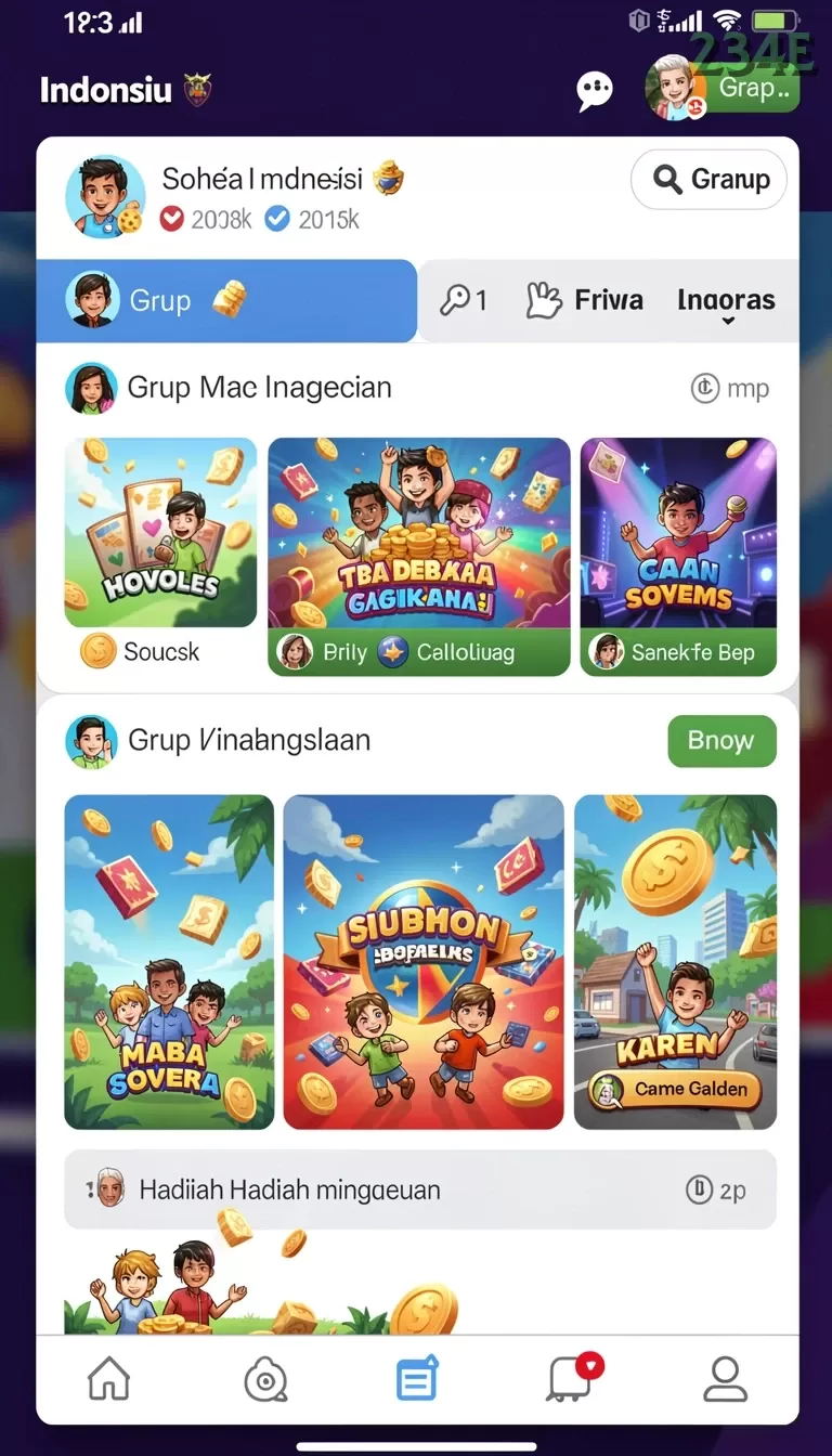 Cuplikan layar SK789 — halaman utama